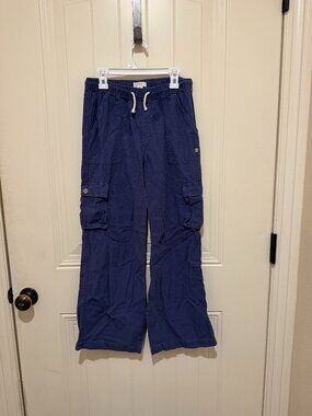 Roxy Girls Lightweight Cargo Pants - Blue - Large (12/14)